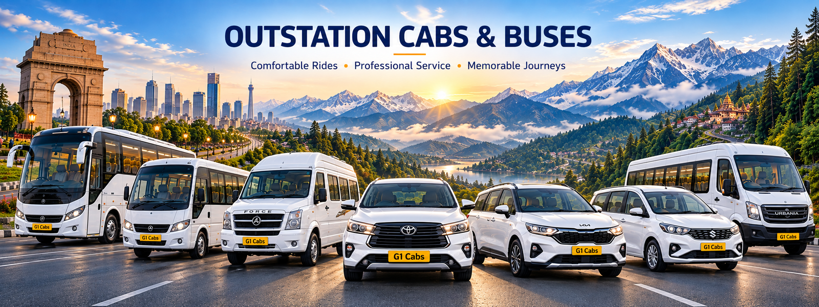 G1 Cabs Travel Banner